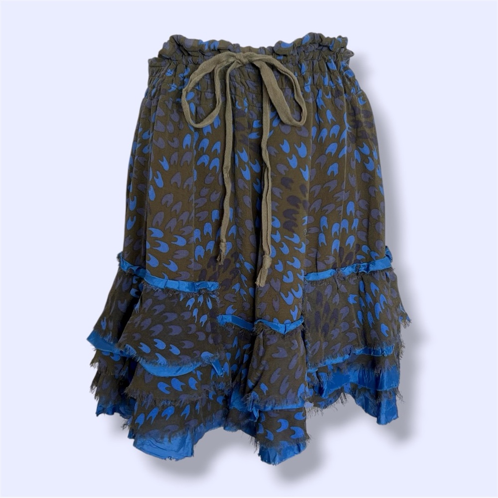 Free People Silk Skirt